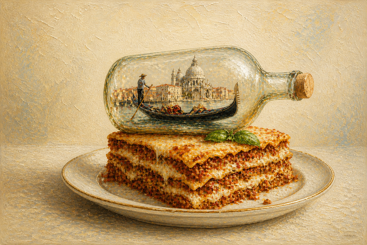 luce viva // gondola lasagne