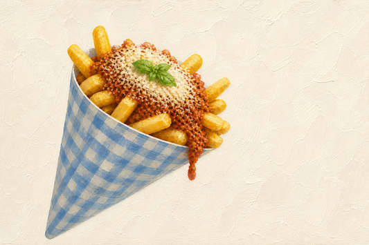 due mondi // frietje ragu