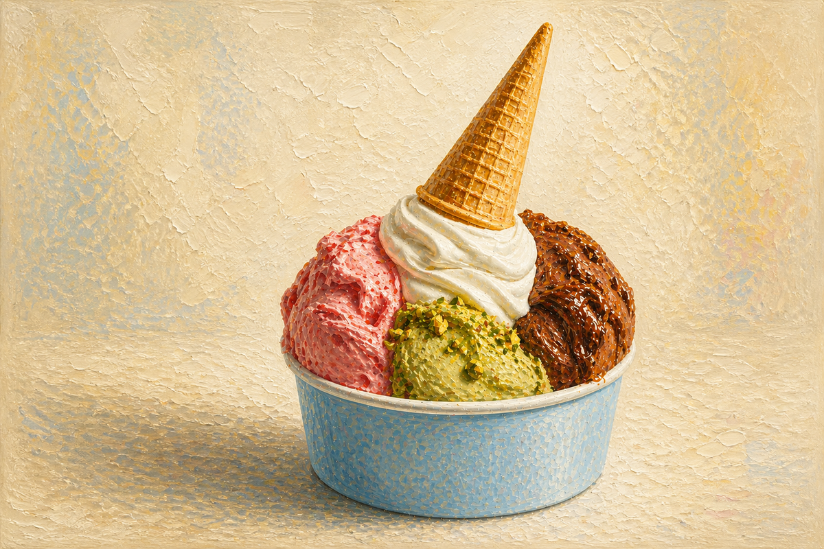 due mondi // softijs gelato