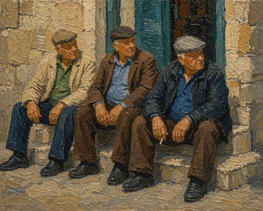 vita italiana // tre uomini