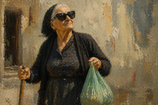 vita italiana // nonna e sole